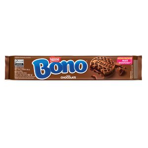 Biscoito Recheado Chocolate Bono 90g Nestlé