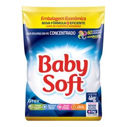 Lava Roupas Pó Baby Soft Concentrado 4kg Sachê