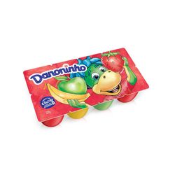 Danoninho Petit Suisse Morango, Banana e Maçã-Verde 320g 8 unidades