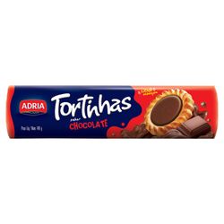 Biscoito Recheio Chocolate Adria Tortinhas Pacote 140g