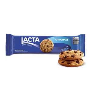 Biscoito cookie Lacta ao leite 80g