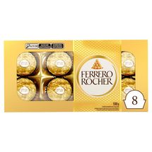 Chocolate Ferrero Rocher com 8 Unidades 100g