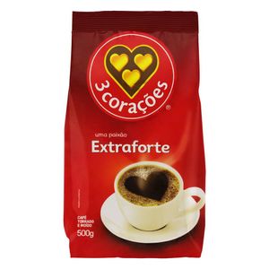 Café 3 Corações 500g Stand Extra Forte