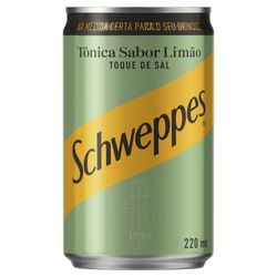 Água Tônica Schweppes Limão Toque de Sal Lata 220ml