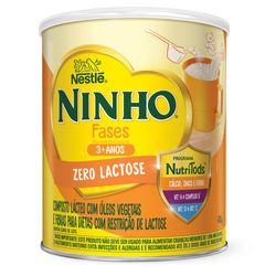 Composto Lácteo Ninho Fases 3+ Zero Lactose 700g