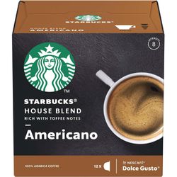 Café Starbucks® Americano House Blend by NESCAFÉ® Dolce Gusto® - 12 Cápsulas