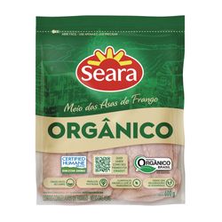 Meio da asa Seara Orgânico IQF 600g