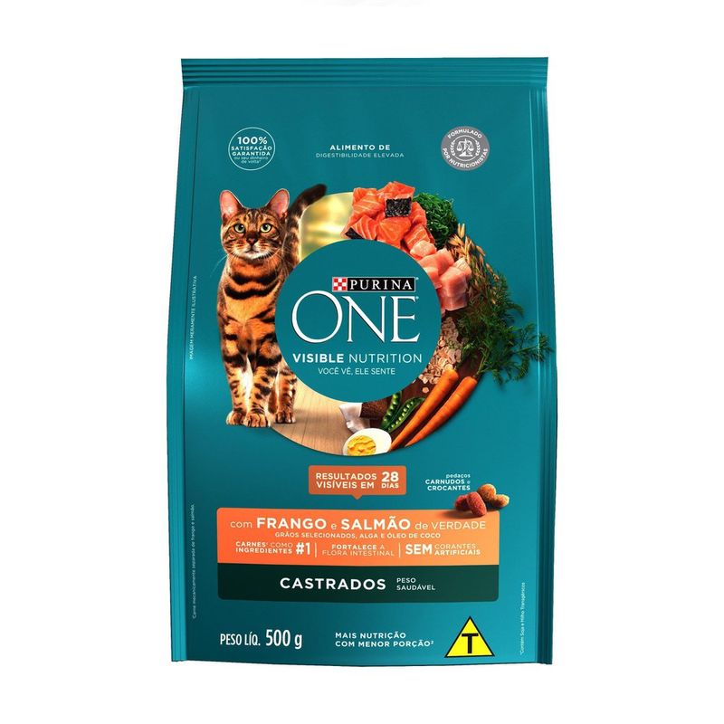 ALIM-GAT-ONE-500G-AD-FGO-SALM-CASTRADOS