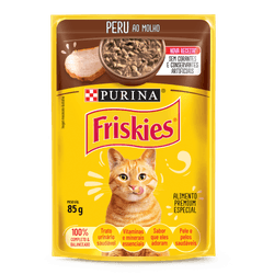 Ração Úmida Gatos Adultos Friskies Peru 85g
