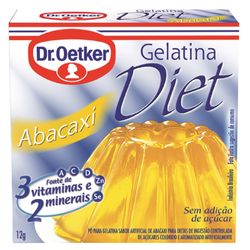 Gelatina Dr. Oetker 12g Abacaxi