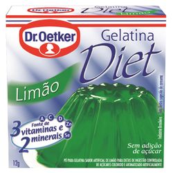 Gelatina Dr Oetker Diet 12g Limao
