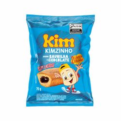 Mini Bolo Kim 70g Baunilha com Chocolate