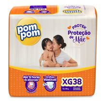 Fralda Pom Pom Protek Proteção Mãe Mega XG Com 38