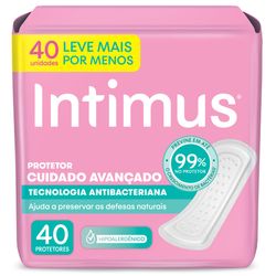 Protetor Diário Intimus Tecnologia Antibacteriana - 40 unida