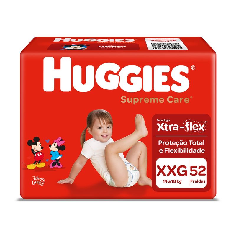 FRALDA-HUGGIES-SUPR-CARE-HIPER-C-52-XXG
