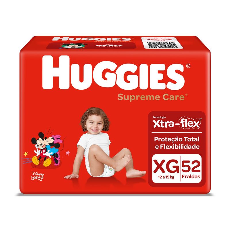 FRALDA-HUGGIES-SUPR-CARE-HIPER-C-52-XG