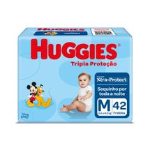 Fralda Huggies Tripla Proteção M - 42 fraldas