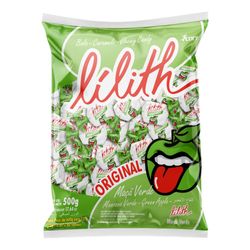 Bala Lilith Mastigável Maçã Verde 500g