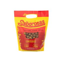 Azeitona Verde Saborosas 1,01Kg
