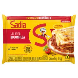Lasanha bolonhesa 1kg Sadia