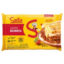 Lasanha Sadia 600g Bolonhesa