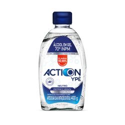 Álcool em Gel Antisseptico Action Ypê Neutro 400g