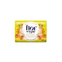 Sabonete Flor De Ypê Suave -  Amarelo - Flor De Laranjeira e Damasco 85G - Glicerina e Óleos Essenciais