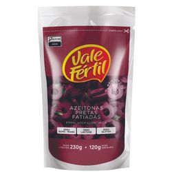 Azeitona Preta Vale Fertil Fatiada 120g Sachê