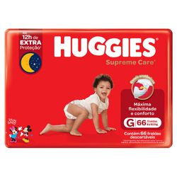 Fralda Huggies Supreme care Hiper C/66