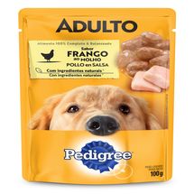 Alimento Cao Pedigree 100g Adulto Frango E Molho