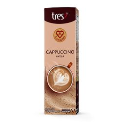 Cápsula de cappuccino 3 Corações avelã 10 unidades