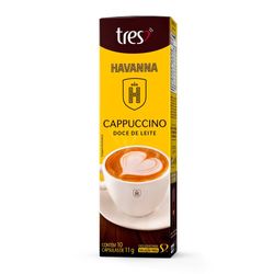 Cápsula de Cappuccino 3 Corações Havanna Doce de Leite 10 Unidades