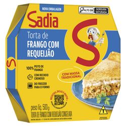 Torta Sadia 500g Frango com Requeijão
