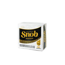 Guardanapo Snob Folha Dupla Pequeno com 50 folhas