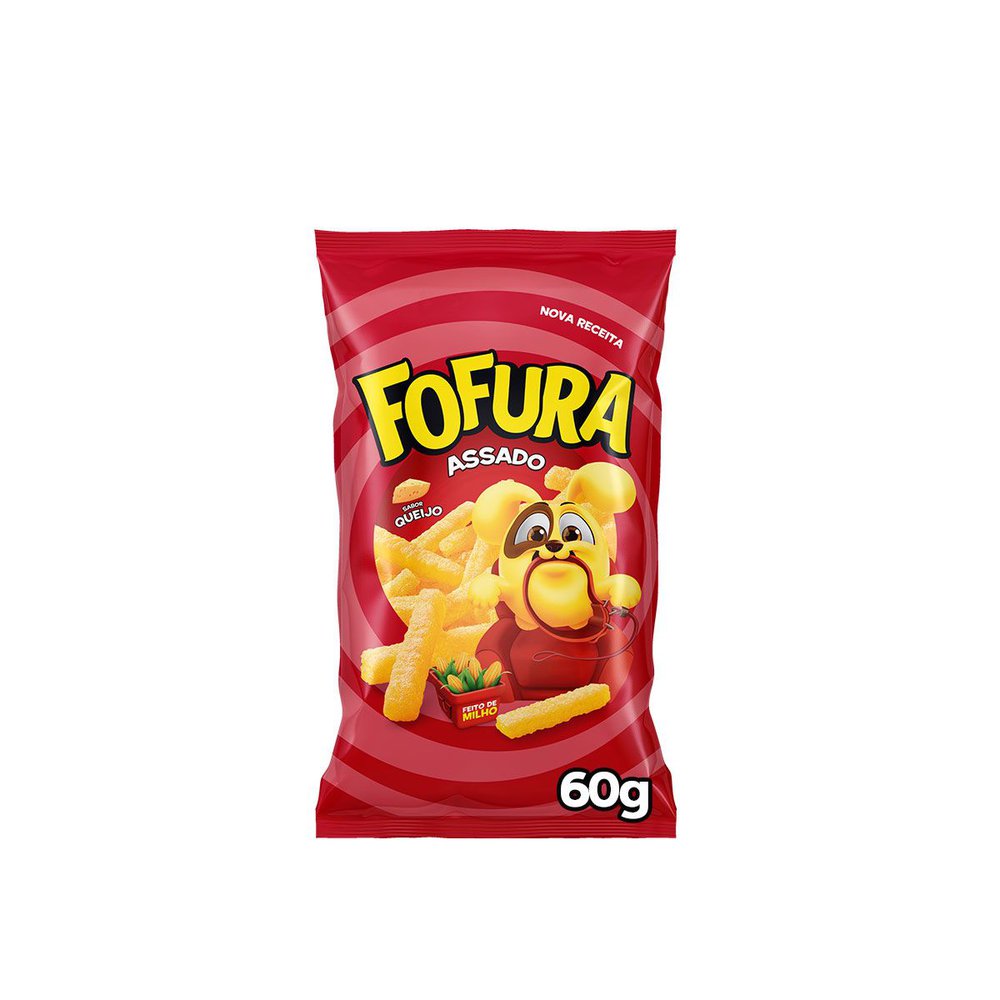 Encontraproduto.com.br - Salgadinho Fofura Queijo 60g - Lucky