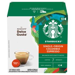 Cápsula Dolce Gusto Starbucks Espresso Colombia Com 10 Unidades