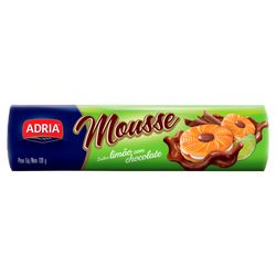 Biscoito Recheado Adria Mousse Limão Com Chocolate 130g