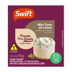 Mini Torta de Limão Swift Congelada 100g