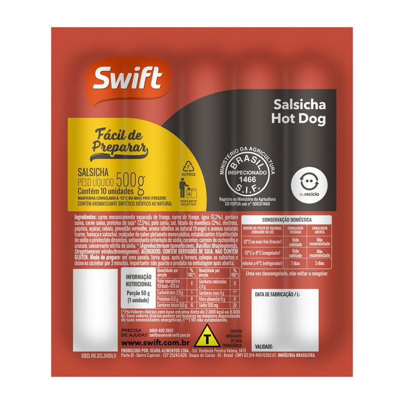SALSICHA-HOT-DOG-SWIFT-500G