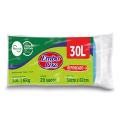 Saco Lixo Embalixo Recicla 30L com 20 unidades Azul