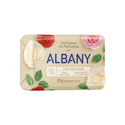 Sabonete Albany Perfumes Natureza Rosa Aveludada 85g