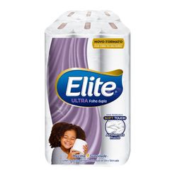 Papel higiênico folha dupla Elite 20m com 18 rolos