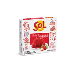 Gelatina Sol Morango 20g