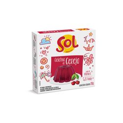 Gelatina Sol Cereja 20g