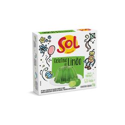 Gelatina Sol Limão 20g