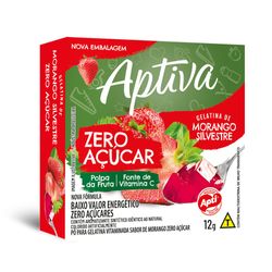 Gelatina Apti Zero 12g Morango Silvestre