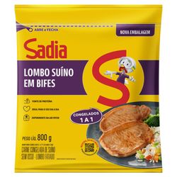 Lombo Suino Fatiado Iqf Sadia 800G