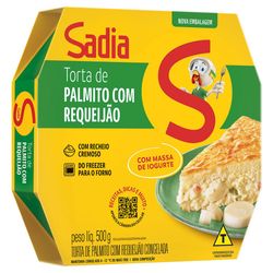 Torta Sadia 500g Iogurte/Palmito