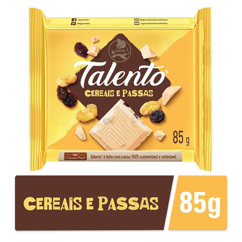 CHOC-GAROTO-85G-TAB-TALENTO-BCO-CEREAIS-PASSAS