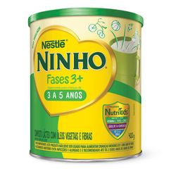 Composto Lácteo Ninho 3 a 5 anos Fases 3+ 400g